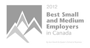 Imaginet - 2012 Best Small and Medium Employer in Canada Award