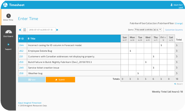microsoft timesheet