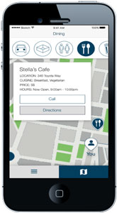 Imaginet Corporate Campus Navigation My Campus mobile app - map